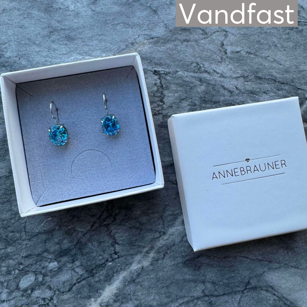 Annebrauner Torino Blue Topaz Earrings