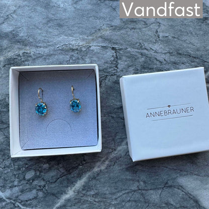 Annebrauner Torino Blue Topaz Earrings