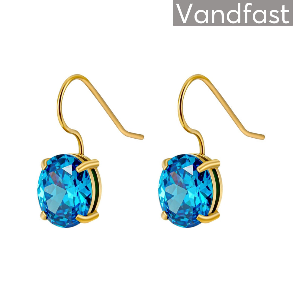 Annebrauner Torino Blue Topaz Earrings