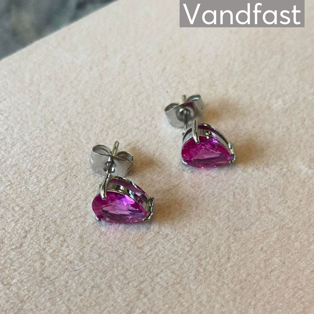 Annebrauner Waterdrop Rose Earrings