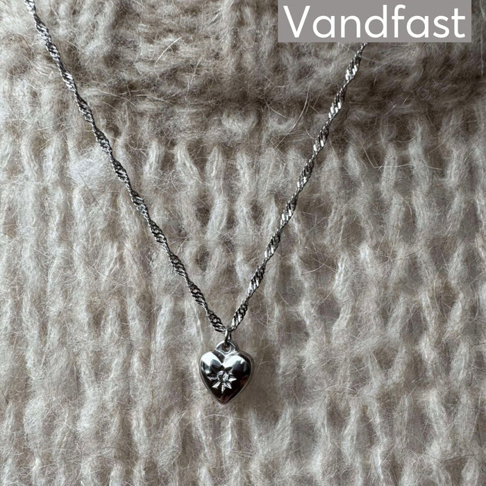 Annebrauner Zirconia Heart Necklace