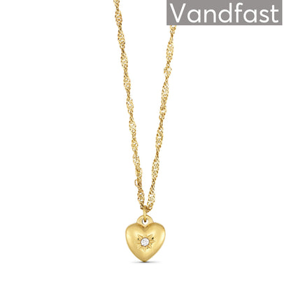 Annebrauner Zirconia Heart Necklace