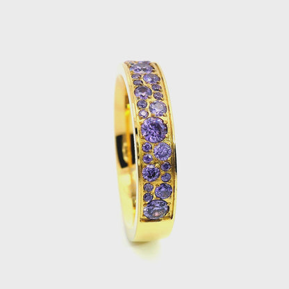 ANNEBRAUNER Sparkling Ring Violet