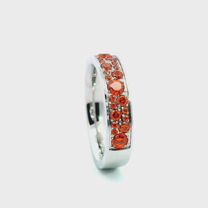 ANNEBRAUNER Sparkling Ring Orange