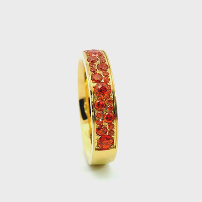 ANNEBRAUNER Sparkling Ring Orange