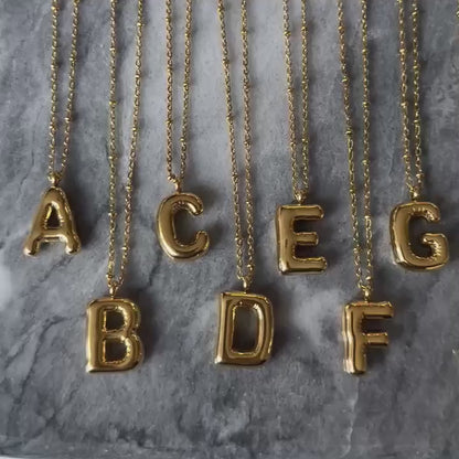 ANNEBRAUNER Balloon Letter Necklace